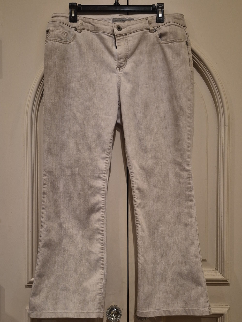 Chico's Light Beige Bootcut Jeans